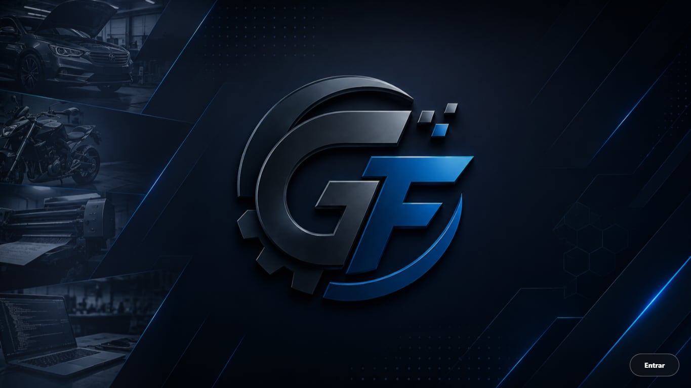 Tela inicial do GF System Service